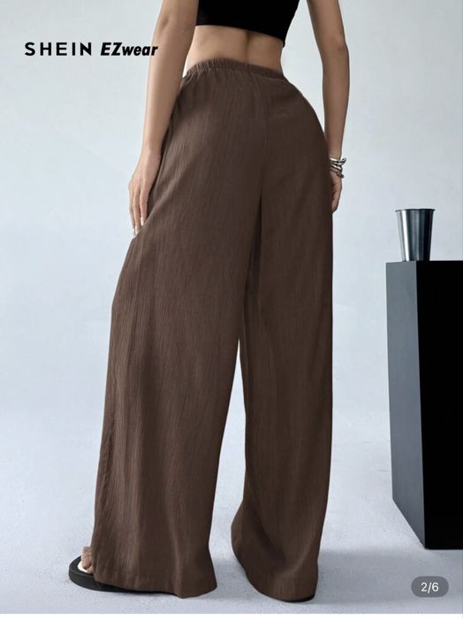 Кафяв летен панталон