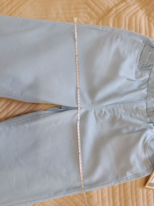 Брюки женские голубые