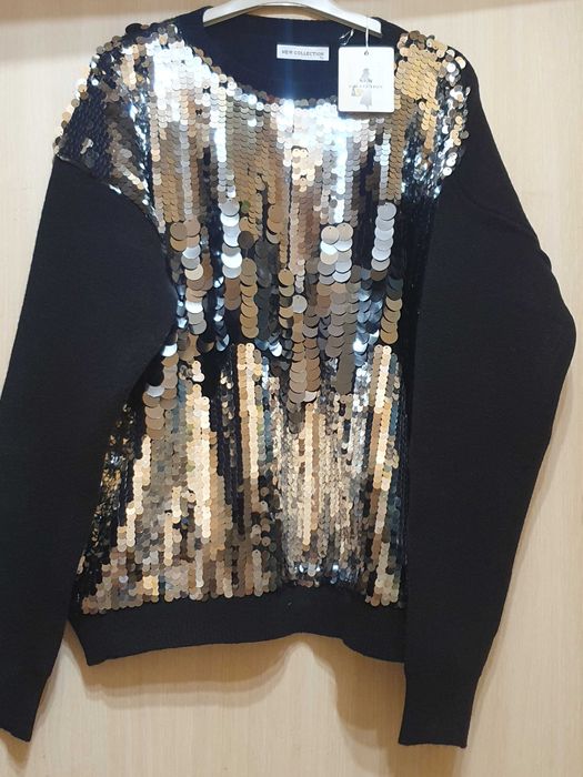 Дамска блуза с пайети