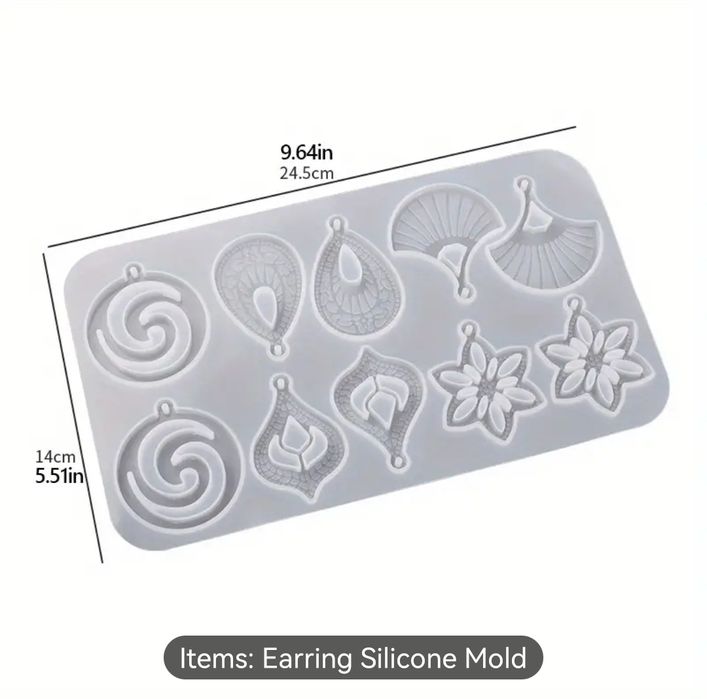 Matrite silicon cercei medalioane