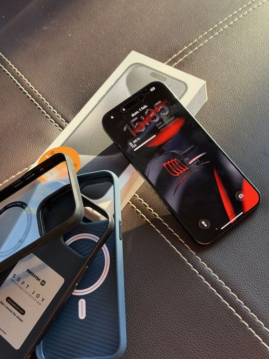 iPhone 15 pro max 512gb Black Titanium impecabil