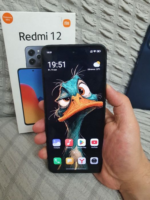 Srochna Prodam  Sotiladi Xiaomi Redmi 12 4+4/128Gb Black  4G Original