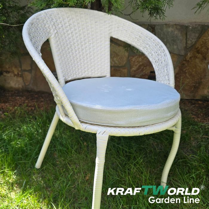 Градински Ратанов Комплект  – Два Стола и Маса