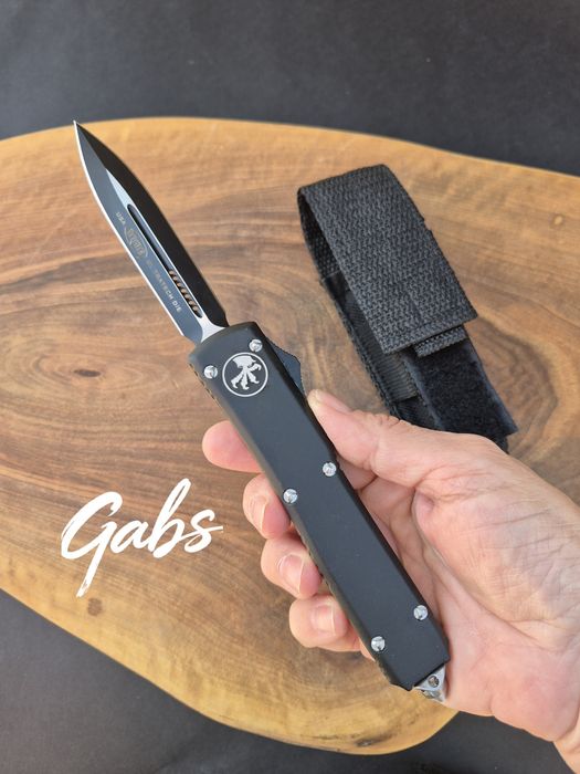 Автоматичен нож MICROTECH Ultratech, два мoдел,тъмно острие