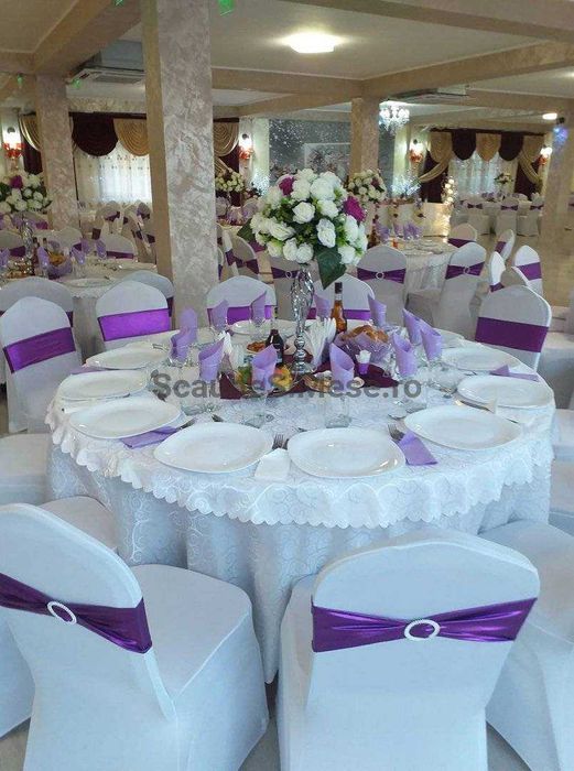 Funde decorative scaune, banderole cu inel scaune evenimente