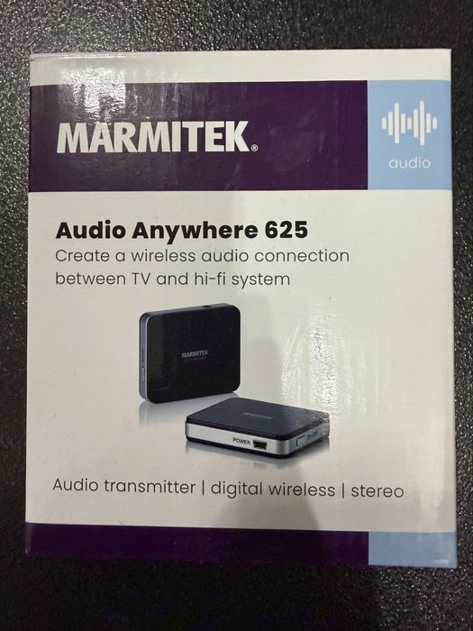 Това е Marmitek Audio Anywhere 625 — безжичен аудио предавател