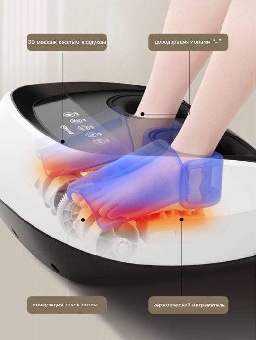 Электрический массажер для ног Xiaomi JeeBack Foot X3 с подогревом