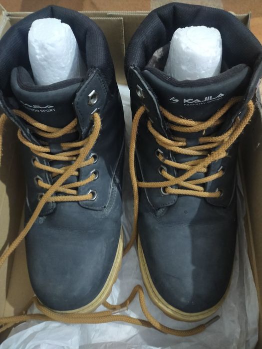 Детские сапоги кожанные