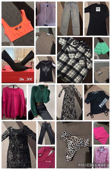 Zara, Bershka, Mango, дрешки