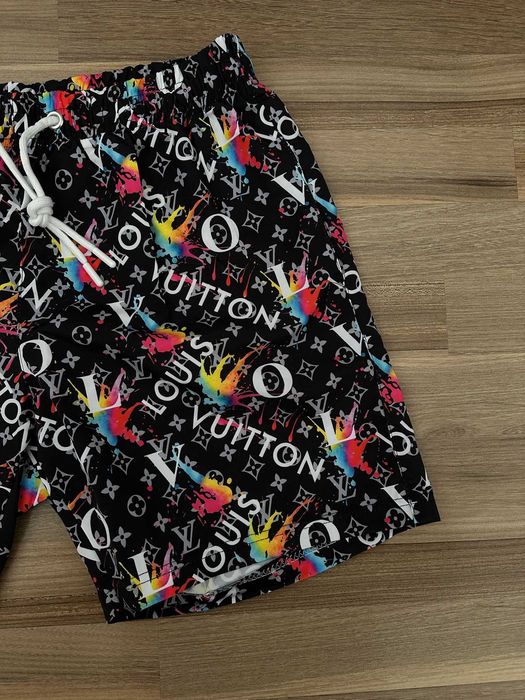 Short de plaja - LOUIS VUITTON - Negru