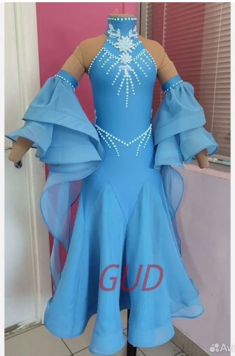 Платье для бальных танцев Ю1