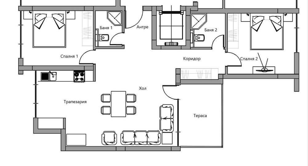 Продава се Тристаен апартамент в Пловдив, Христо Смирненски - 105 кв.м за 1166 €/кв.м - Снимка #9
