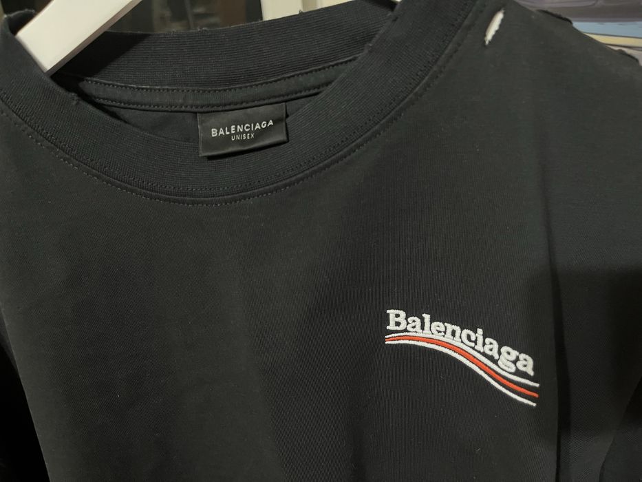 Vand tricou balenciaga negru