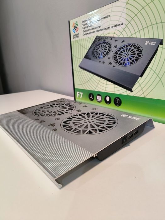 Cooler laptop aluminiu Expert Digital F7 17” – NOU, SIGILAT