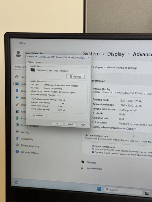 Продавам Asus ROG Zephyrus G15 GA502D