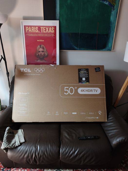 Телевизор TCL LED 50P6K, 50" (126 см), Smart Google TV, 4K Ultra HD, Клас E