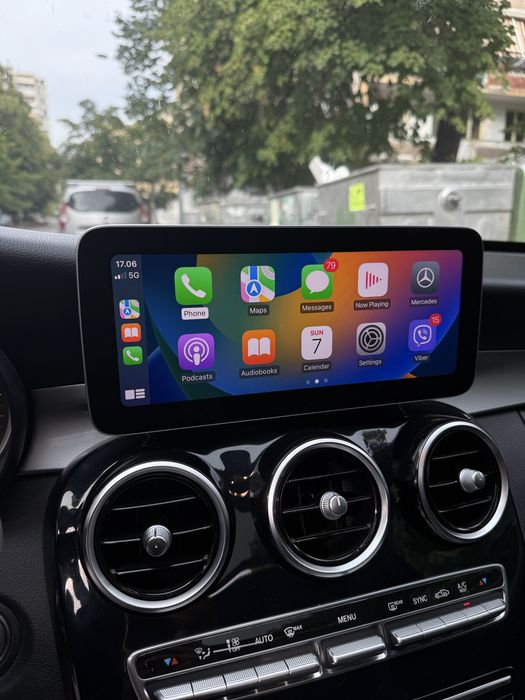 Активиране на CarPlay/Andorid Auto на Mercedes-Benz