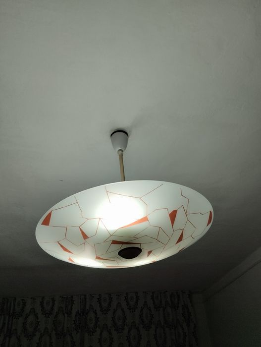 Винтажный светильник-люстра 1960-х гг, Чехословакия