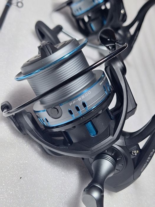 SET 2 Lansete Feeder Robinhan HARRIER 3,90 plus 2 mulinete Polex