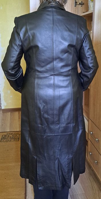 Плащ кожаный. Размер 48