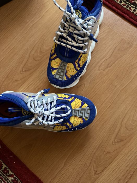 Versace Chain Reaction Blue Gold