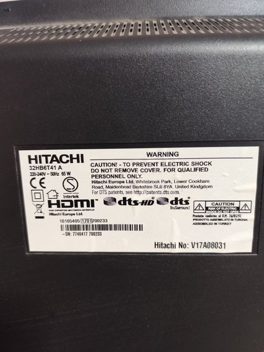 Продавам тв Hitachi