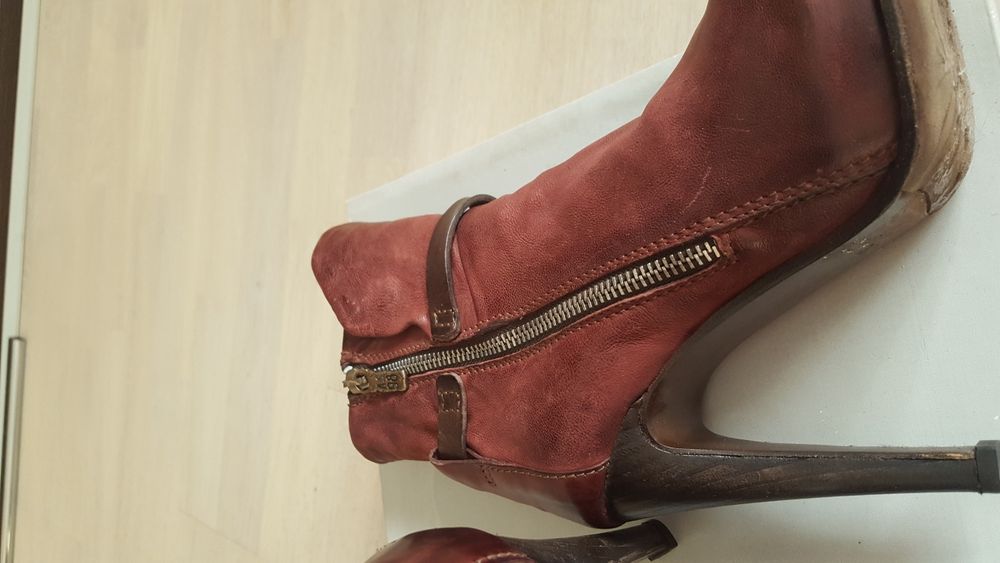 Botine, cizme piele AS 98, 37