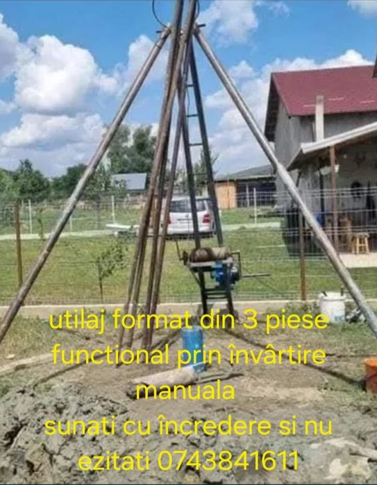 Foraje puturii fantani si piloni