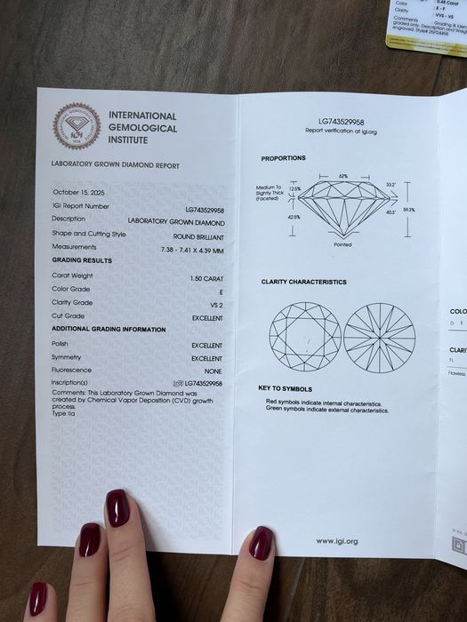 Годежен пръстен с диаманти
