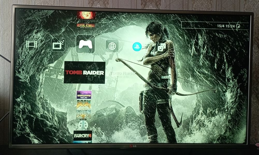 PS3 Super Slim 500Gb, 76игр, Hen