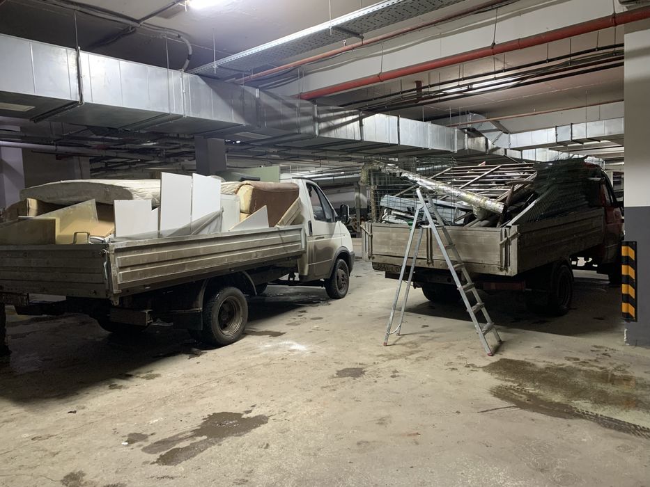 Вывоз мусора заезд в паркинг