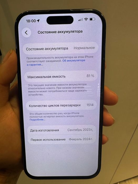 Айфон 15 в хорошем состоянии