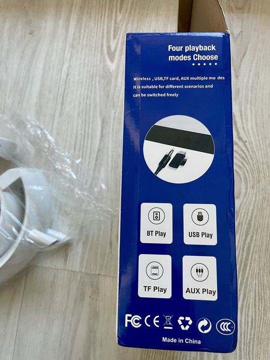 LED wireless charging speaker