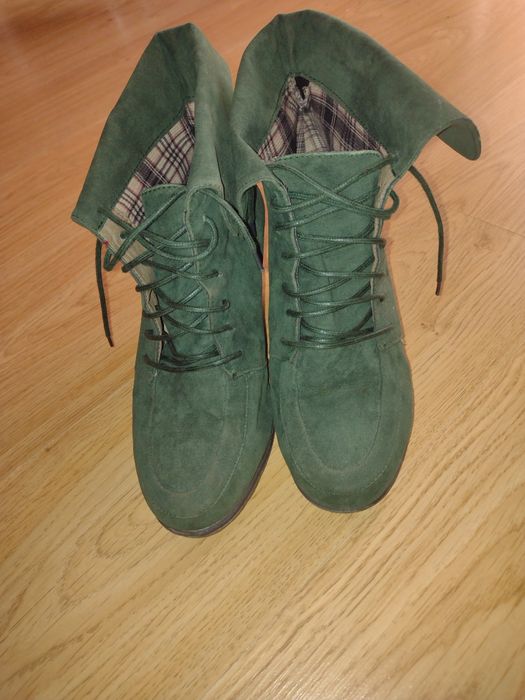 Botine verzi scurte!