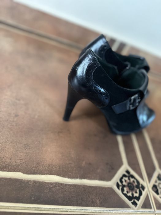 Botine dim piele naturală