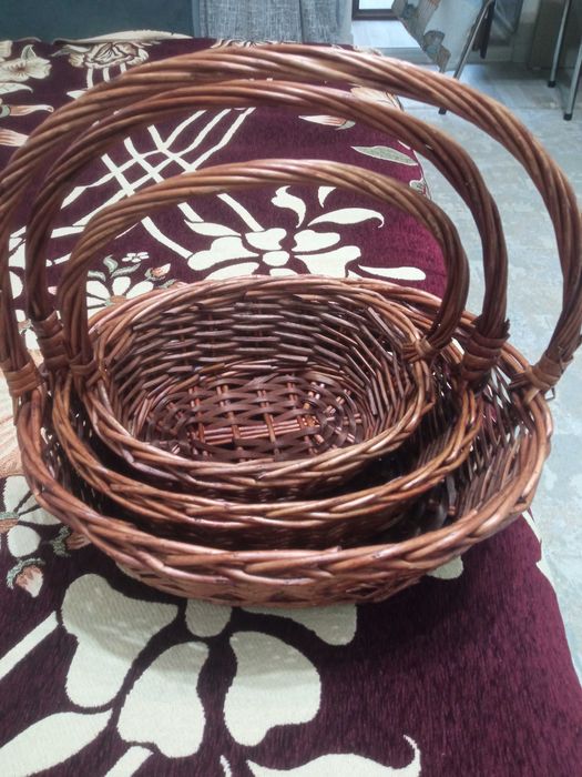 Корзины деревяные