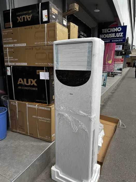 Колонный Кондиционер AUX 48 INVERTER SPLINT Доставка установка 24/7