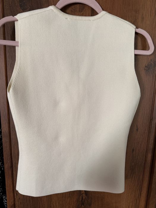 Топ елек Zara бял