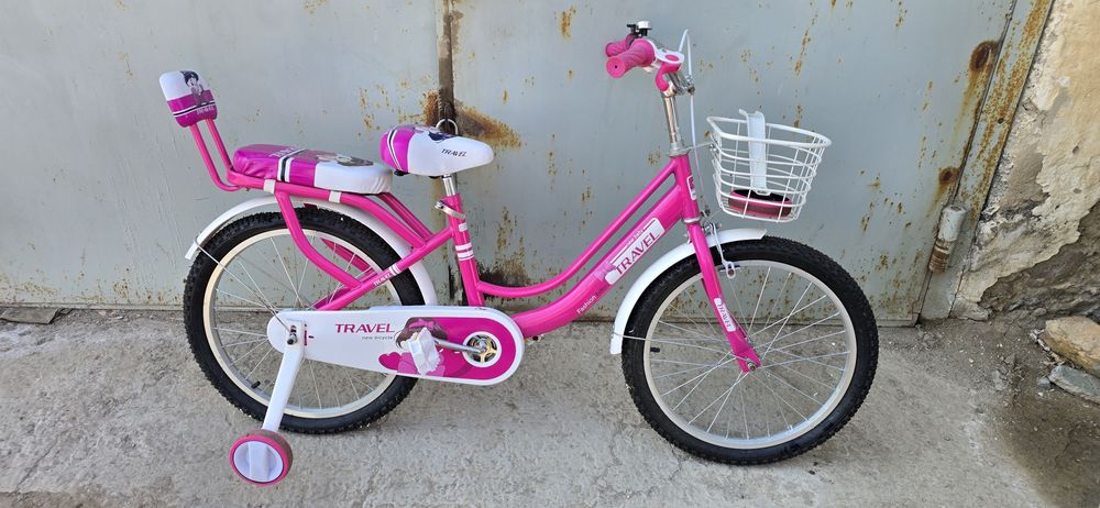 Велосипед детский розовый