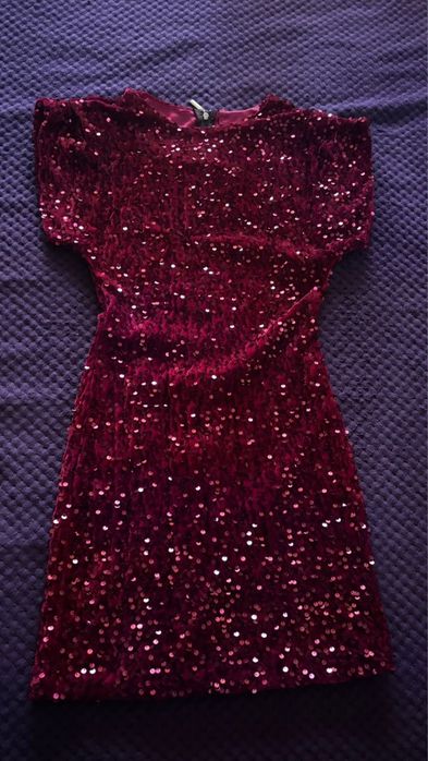 Платье вечернее красное