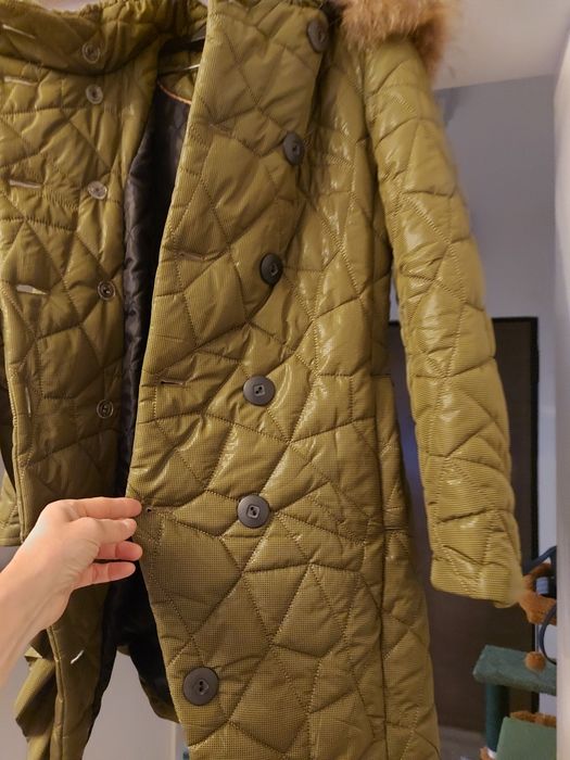 Geaca moderna ,cu blana naturala