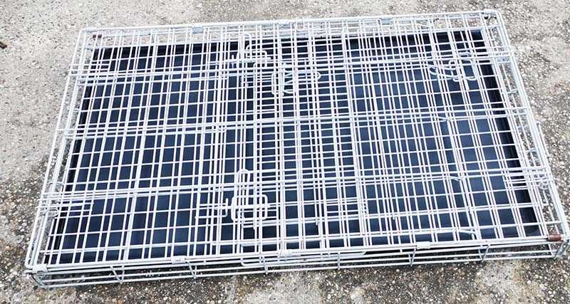 транспортна клетка метална сгъваема 92x59x62см за куче, стационар