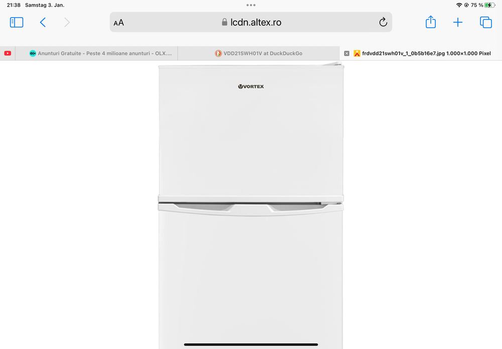 frigider nou sigilat