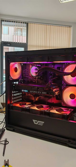 Супер Гейм PC Ryzen 5 9600X/32Gb/1TB SSD/RTX 3080 10Gb/WiFi&BT/Гаранци