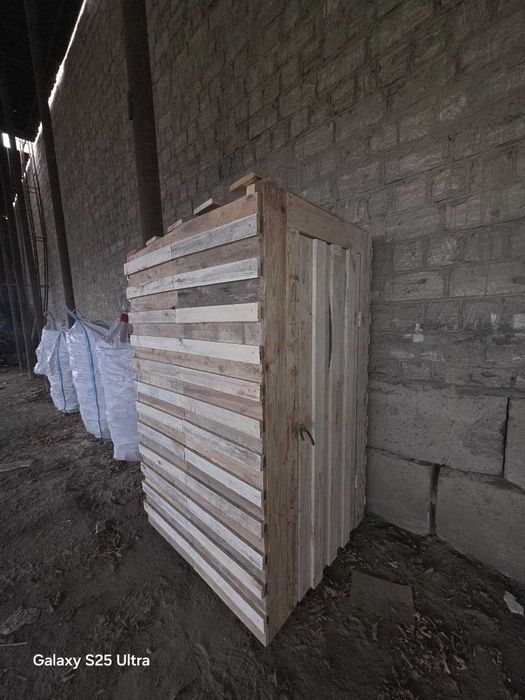 Туалет уличный деревянный