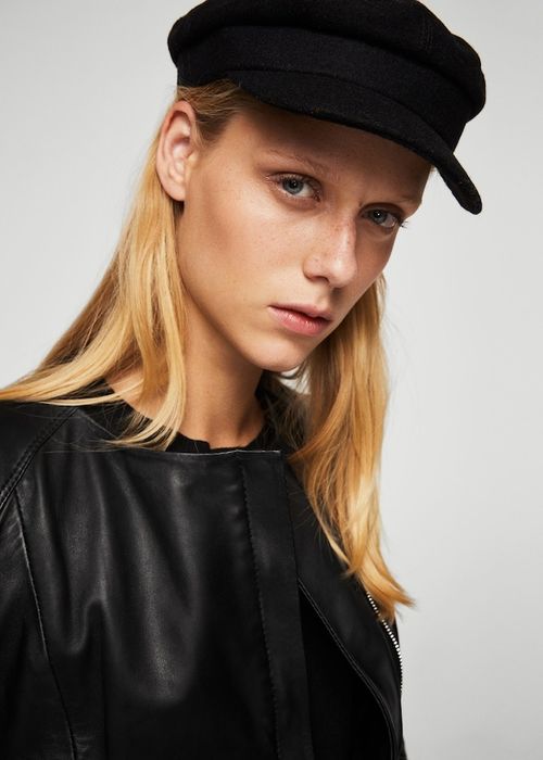 Кожено яке Mango