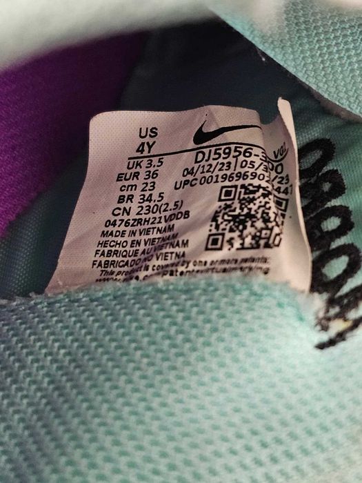 Ghete fotbal copii Nike Jr. Mercurial Vapor 15 TF sintetic 36