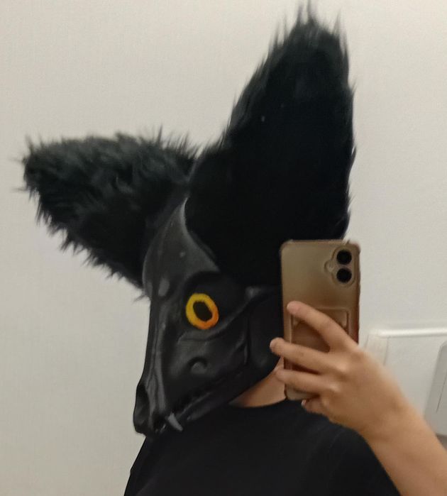 Маска фурри skulldog