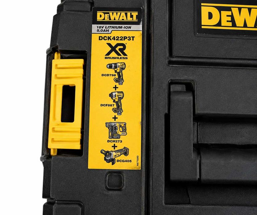 Set scule DeWalt XR 18V Brushless 4 piese