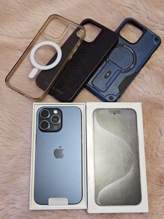 Iphone 15 pro max Blue Titanium 256GB stare excelenta
